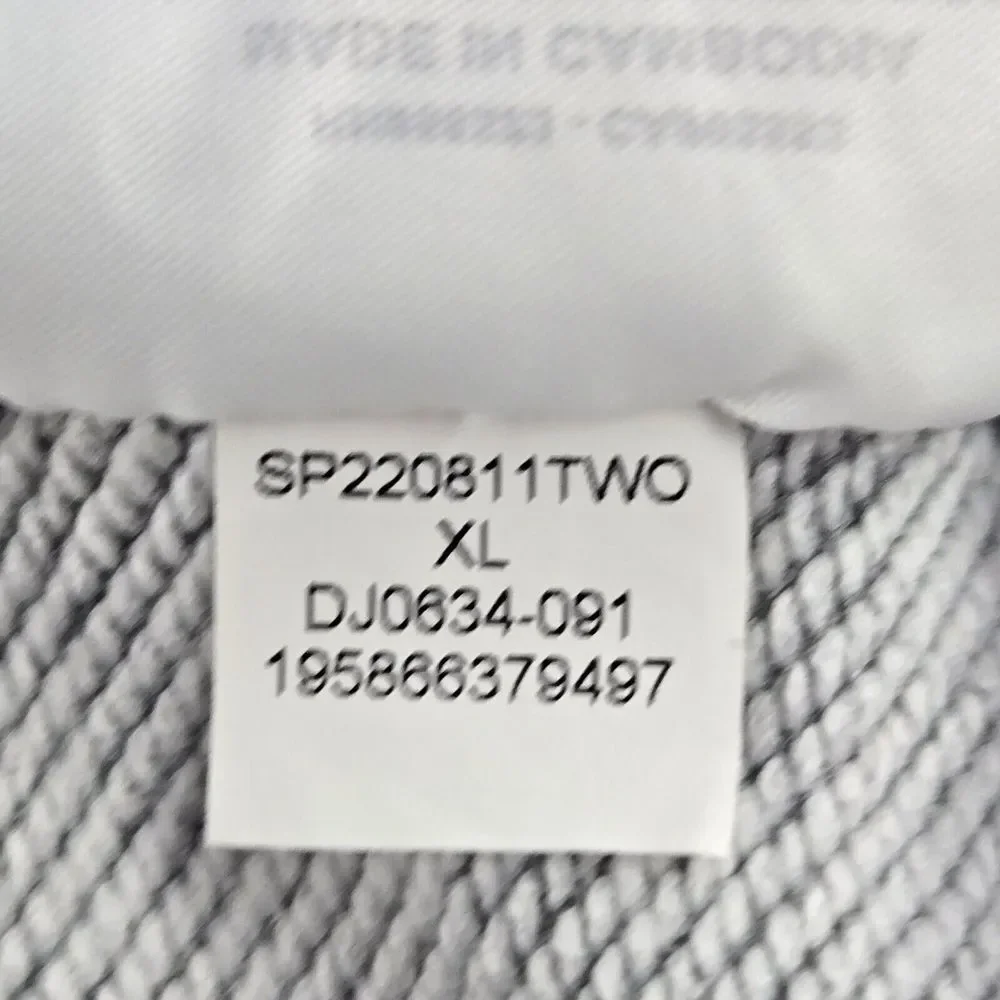 Jordan Dri Fit Jump Man DJ0634 091 Mens XL Gray Graphic Fleece Pullover Hoodie‎